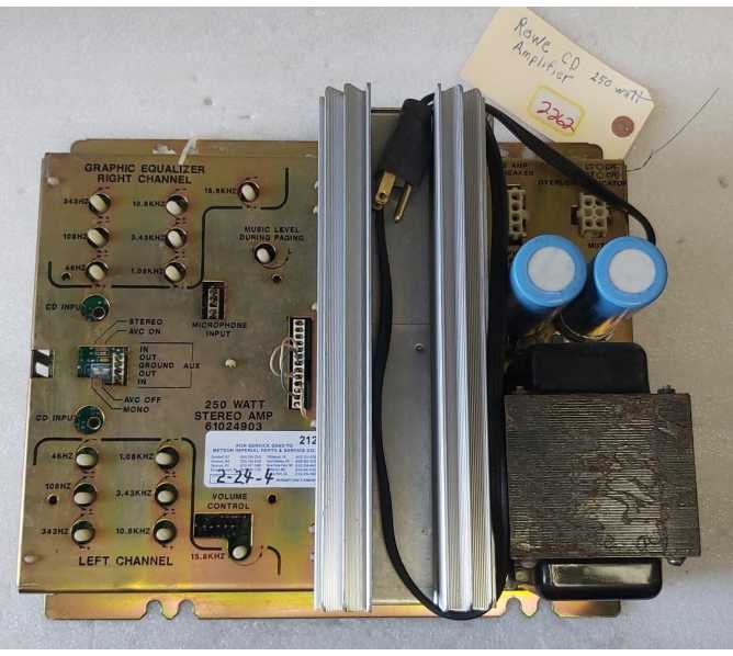 ROWE AMI CD 100A or B Jukebox 250 WATT STEREO AMPLIFIER #61024903 (2262)
