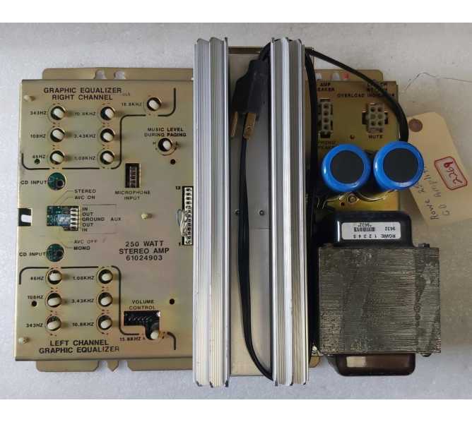 ROWE AMI CD 100A or B Jukebox 250 WATT STEREO AMPLIFIER #61024903 (2269) 