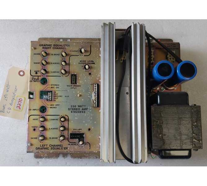 ROWE AMI CD 100A or B Jukebox 250 WATT STEREO AMPLIFIER #61024903 (2270) 