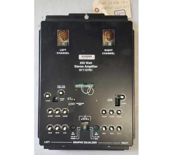 ROWE AMI CD WALL UNIT Jukebox 250W AMPLIFIER #61112701 (2271)