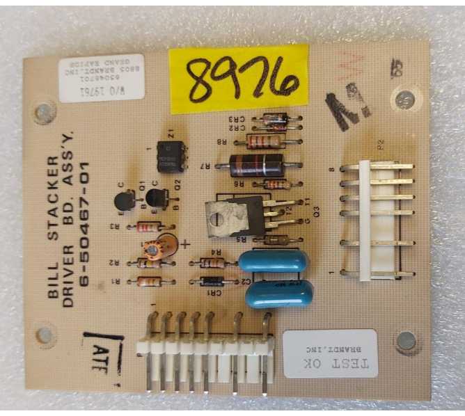 ROWE BC 1, 1200, 3500 Bill Stacker Driver Board #6-50467-01 (8976) 