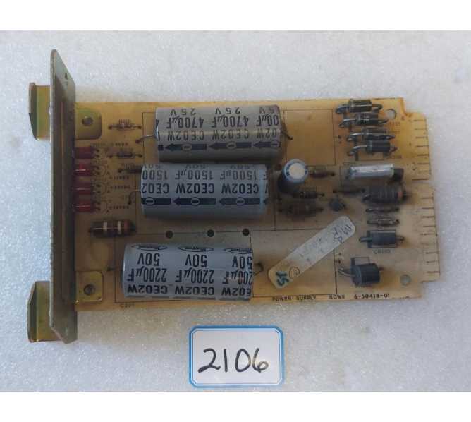 ROWE Bill Changer POWER SUPPLY Board #6-50418-01 (2106)