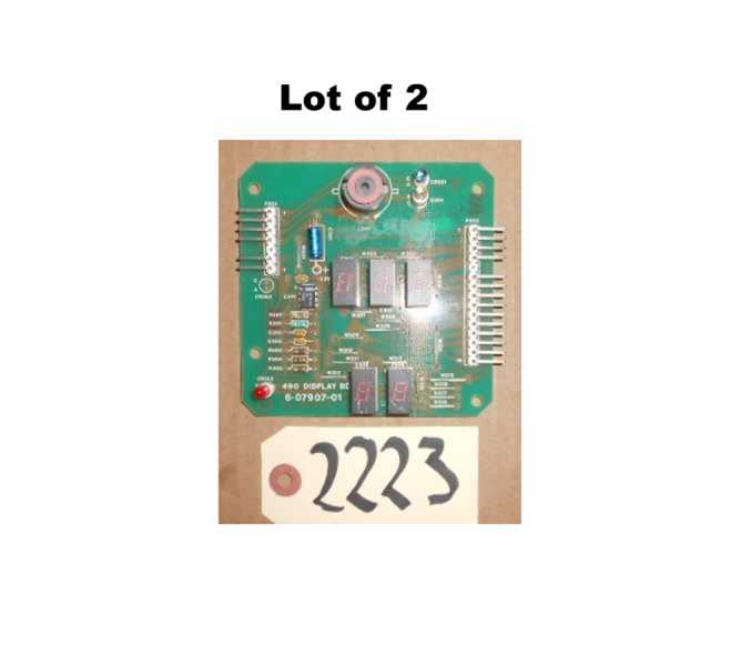 ROWE SNACK Vending Machine 490 DISPLAY Board #6-07907-01 (2223) 
