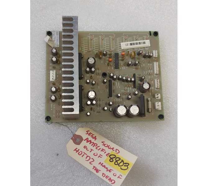 SEGA Arcade Game HOUSE OF THE DEAD 2 SOUND AMP Board #838-11650-29 (8803) 