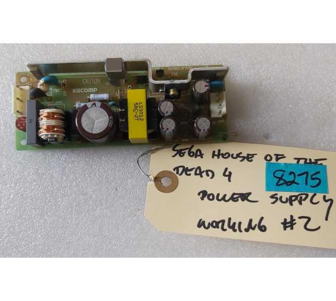 SEGA Arcade Game LINDBERGH SYSTEM YELLOW HOUSE OF THE DEAD 4 POWER SUPPLY Board #8275