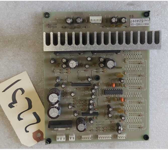 SEGA Arcade Game SOUND AMP Board #838-11650-03 (2231) 