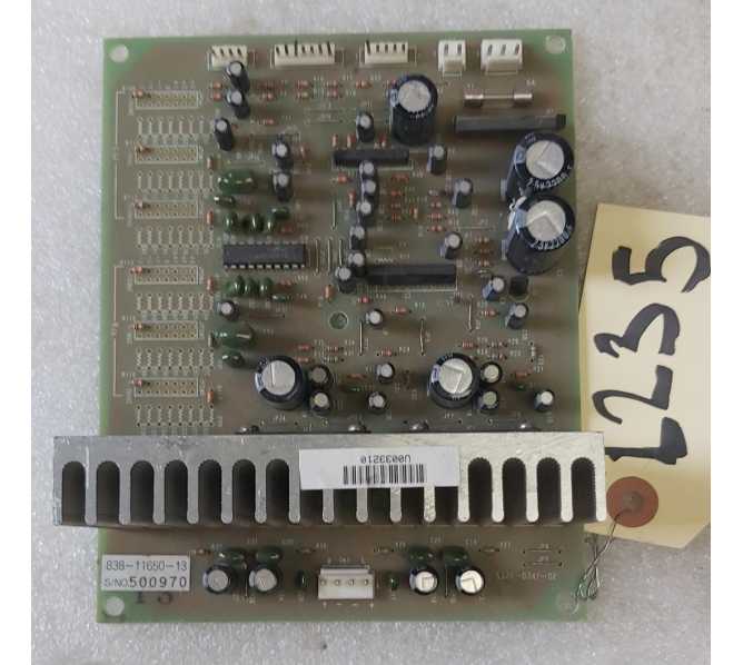  SEGA Arcade Game SOUND AMP Board #838-11650-13 (2235)