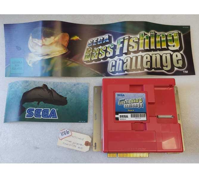 SEGA BASS FISHING CHALLENGE Arcade Game MAIN Board & HEADER #9811 