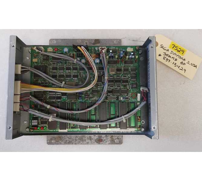 SEGA DAYTONA Arcade Game SOUND Board #837-13429 (7529) 