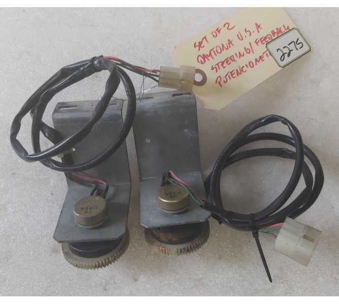 SEGA DAYTONA USA Arcade Game STEERING/FEEDBACK POTENTIOMETER Lot of 2 (2275) 