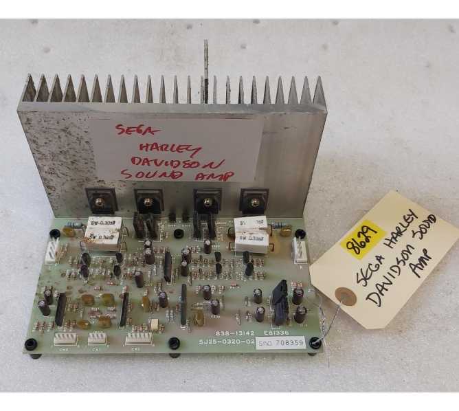 SEGA HARLEY DAVIDSON Arcade Game SOUND AMP Board - #838-13142 (8629)