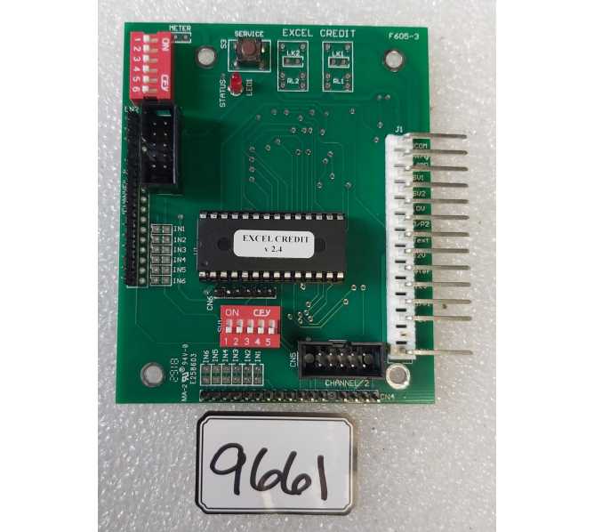  SEGA NAOMI Arcade Game CREDIT EXCEL v2.4 Board #9661 