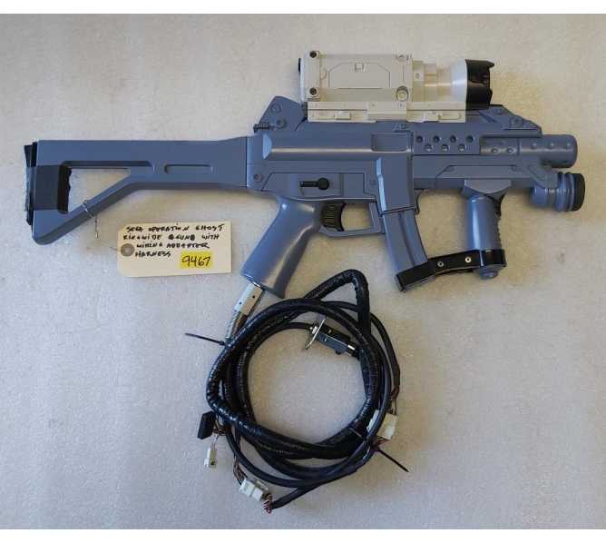 SEGA OPERATION GHOST Arcade Game GUN ASSEMBLY & HOSE #9467 