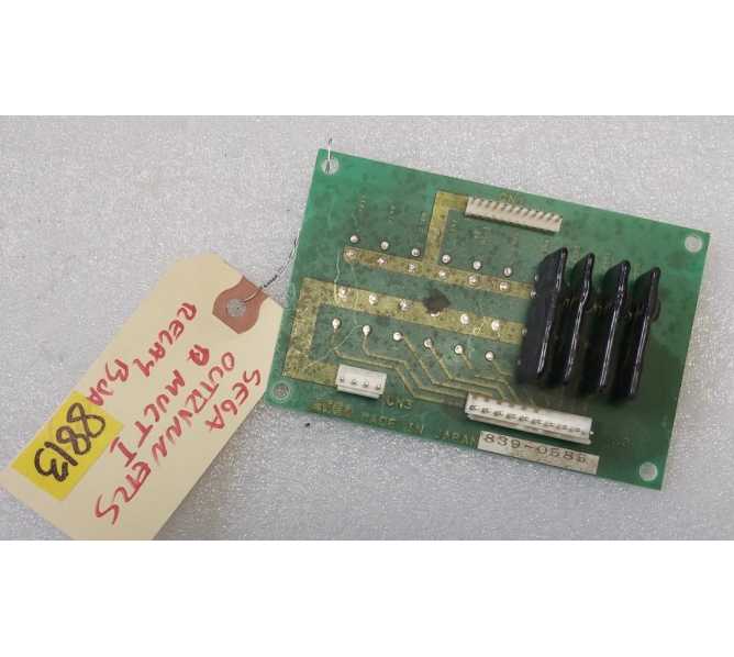 SEGA OUTRUNNERS Arcade Game MULTI RELAY Board #839-0585 (8813) 