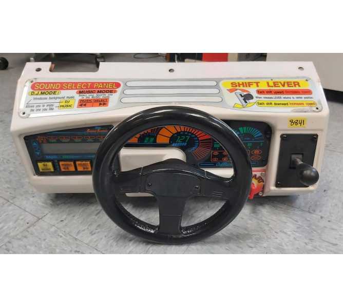 SEGA OUTRUNNERS Arcade Game STEERING CONTROL ASSEMBLY #8841