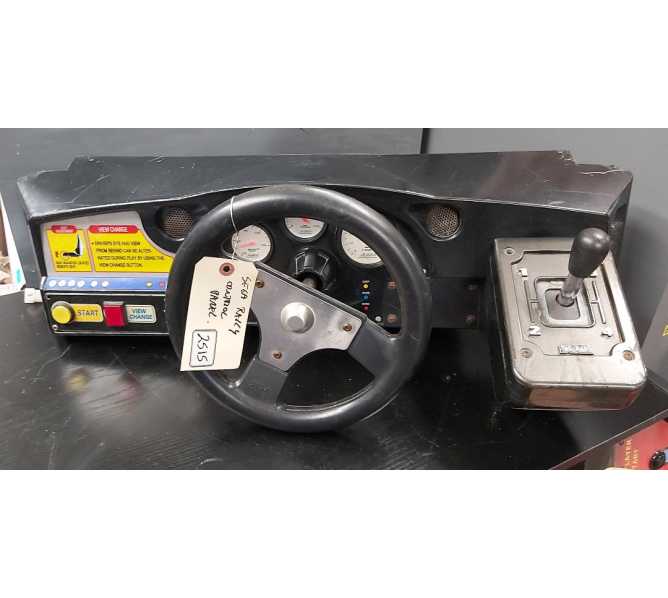 SEGA RALLY Arcade Game STEERING CONTROL PANEL Assembly (2515)