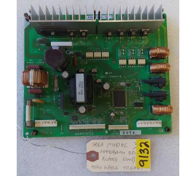 SEGA STAR WARS TRILOGY DELUXE MODEL 3 Arcade Game FEEDBACK DRIVER Board #838-13276/01 (9132) 