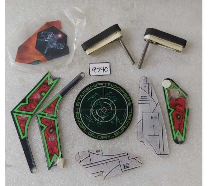 SEGA STARSHIP TROOPERS Pinball Machine MISC. PARTS Lot #9740 