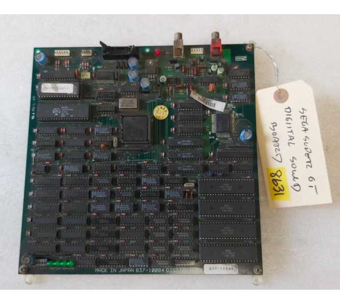 SEGA SUPER GT Arcade Game DIGITAL SOUND Board - #837-10084 (8631)