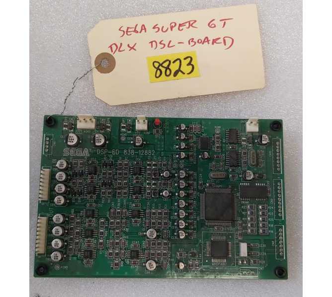 SEGA Super GT DELUXE Arcade Game DSL Board #838-12882 (8823) 