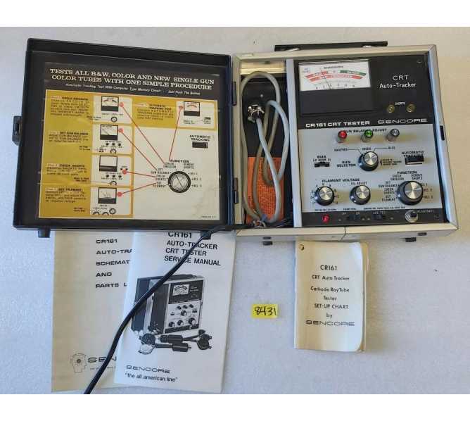 SENCORE CR161 Cathode Ray Tube Tester #8431 