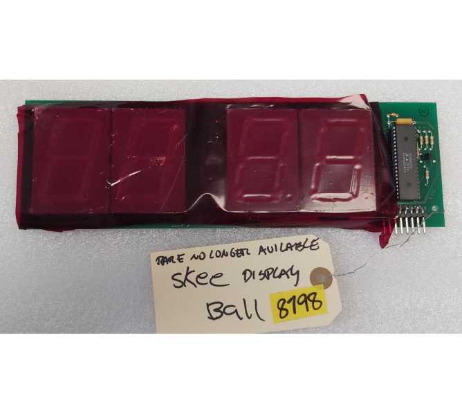 SKEE BALL Arcade Game DISPLAY Board #SBD-5 (8798) 