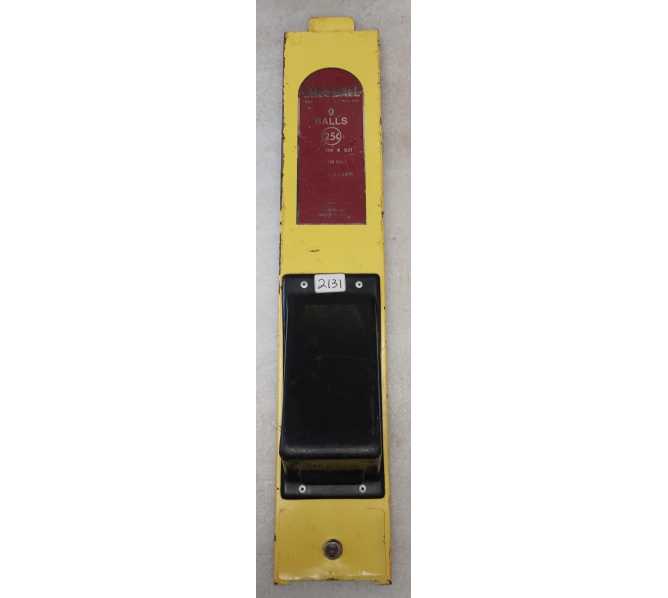 SKEE BALL Arcade Game METAL SIDE TICKET PANEL (2131) 