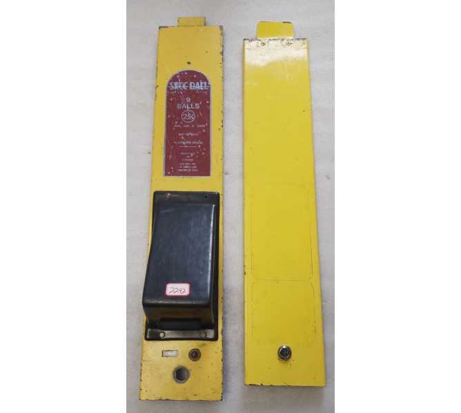 SKEE BALL Arcade Game METAL SIDE TICKET PANEL Lot (2242)