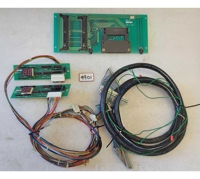 SNK Arcade Game Boards #MV-IC & #MV-LED with Cables (9901)