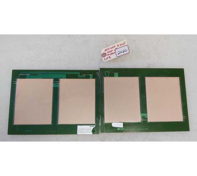 SNK NEO GEO Arcade Game 4 SLOT LIGHT MARQUEE Board #MV-ELD 1/2 & 2/2 (2020) 