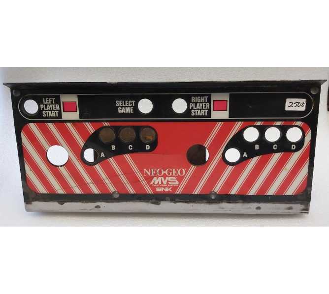 SNK NEO GEO Arcade Game CONTROL PANEL (2508) 