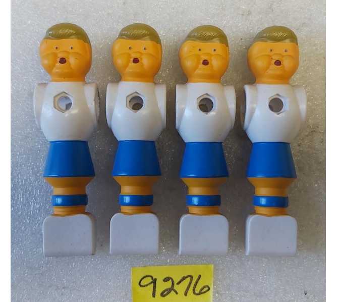 SOCCER FOOSBALL Arcade Game REPLACEMENT MAN Lot of 4 #9276 