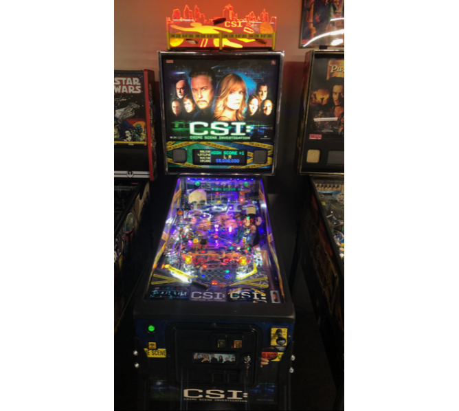 STERN CSI Pinball Machine Game for sale