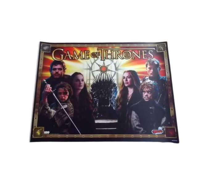 STERN GAME OF THRONES PRO Pinball Machine Translite #830-52G4-00 (2571) 