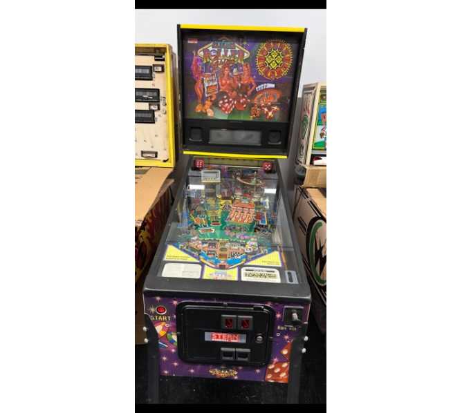 STERN HIGH ROLLER CASINO Pinball Game Machine for sale