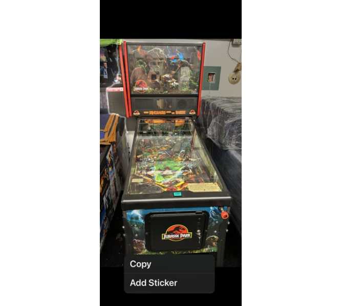 STERN JURASSIC PARK HOME Edition Pinball Machine for sale 