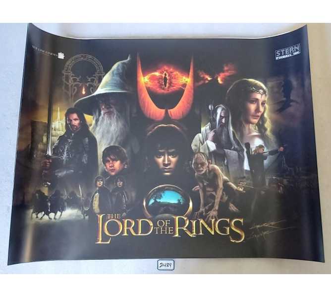 STERN LORD OF THE RINGS Pinball Machine Translite (2489)