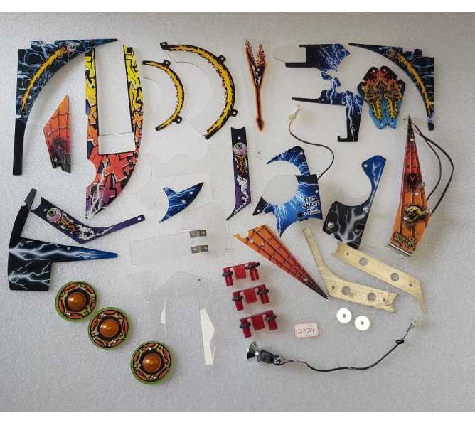 STERN METALLICA PRO Pinball Machine MISC PLASTICS & More Lot (2324) 