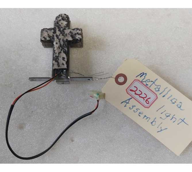 STERN METALLICA Pinball Machine GRAVE MARKER SLIDE Assembly #511-7472-02 (2226)