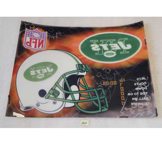 STERN NFL New York Jets Pinball Translite #830-5273-JETS (2621) 
