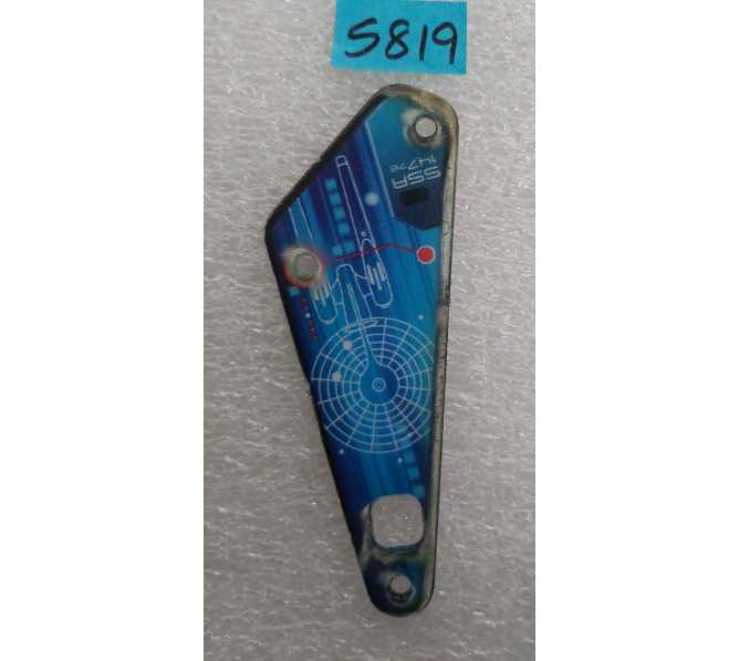  STERN STAR TREK Pinball Machine Game SLINGSHOT PLASTIC SET #5819 for sale 