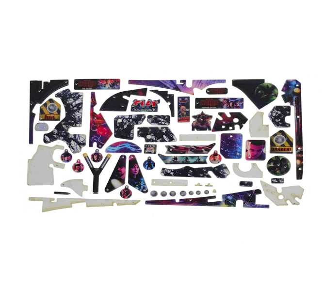 STERN STRANGER THINGS LE Pinball Machine Complete Plastic Set #803-5000-Q2  