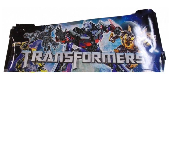 STERN TRANSFORMERS AUTOBOT CRIMSON LE Pinball Machine Game RIGHT SIDE Cabinet Decal #5539 