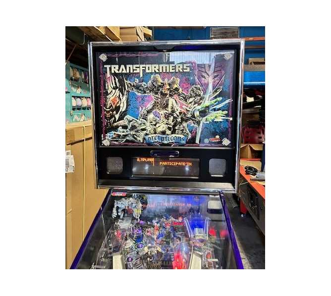 STERN TRANSFORMERS DECEPTICON VIOLET Pinball Machine for sale 