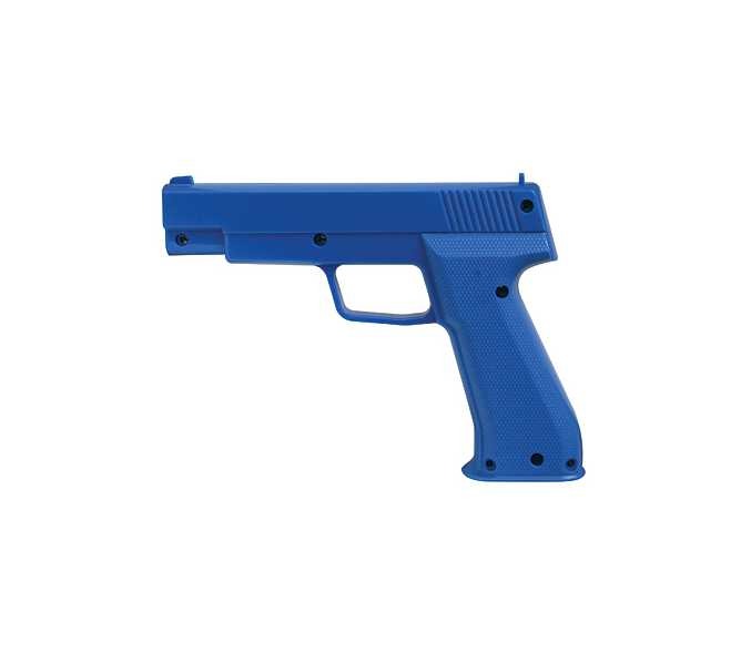 SUZO HAPP Arcade Game 45 CALIBUR BLUE OPTICAL GUN LEFT & RIGHT HALVES #5885 