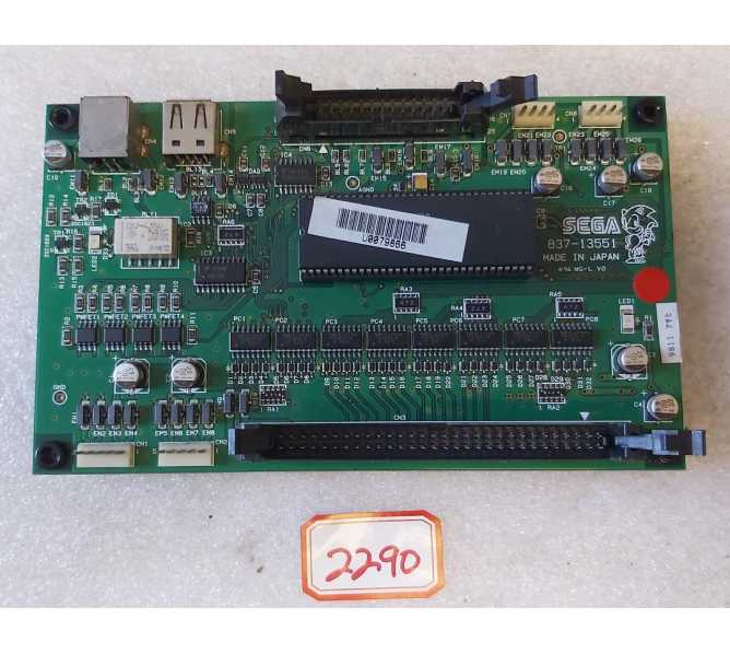Sega Naomi Arcade Game IO Board #837-13551.92 (2290) 