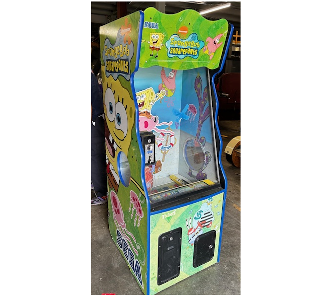 SpongeBob Squarepants Ticket Redemption Arcade Machine Game for sale