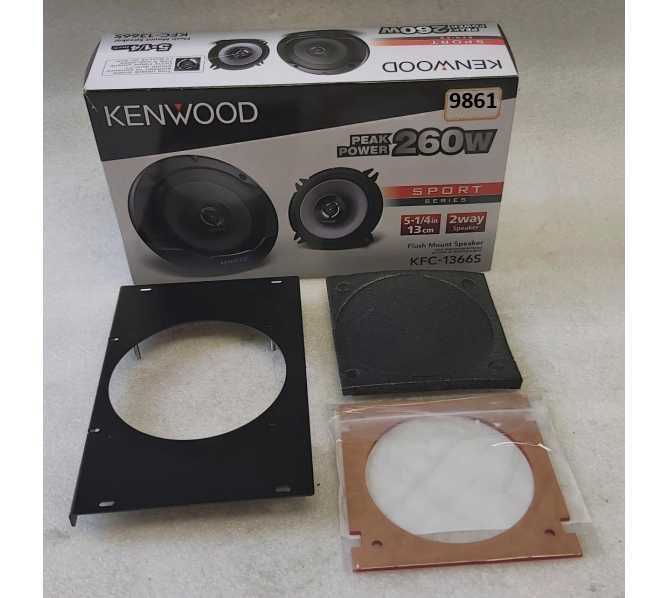 Stern Pinball LE Speaker Upgrade Kit - 35w 4ohm 5-1/4" Dia. #031-5017-00 (9861) 