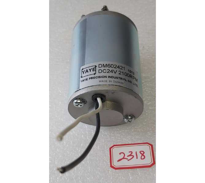 TREASURE CHEST & OTHER CRANE CLAW Arcade Game MOTOR #DM602421 DC 24V 2100 RPM (2318) 