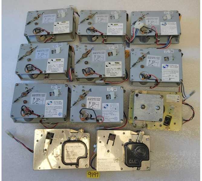 Ticket Dispensers Continuous Type - Lot of 11 - ENTROPY, CLE, DELTRONICS (9197) 